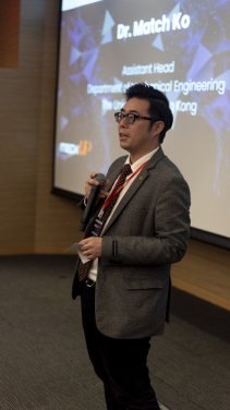 高偉倫博士於總決賽上致開幕辭